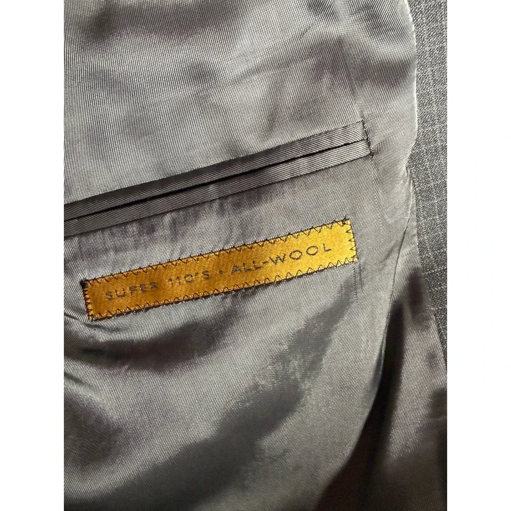 Super 110s Wool Missoni Example Made Italy Gray Sport Coat Blazer 42R